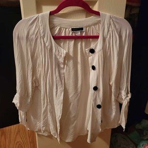 White summer blouse